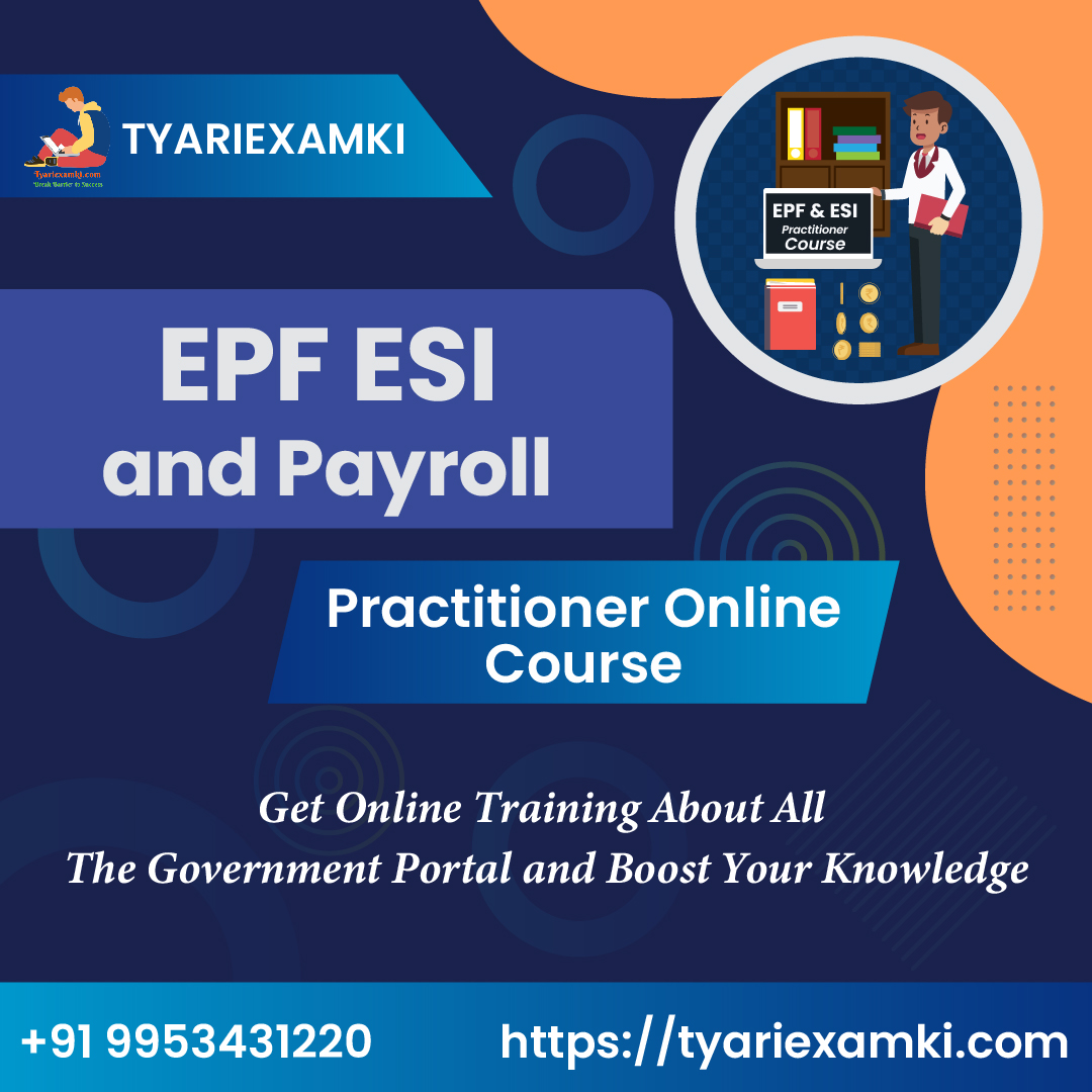 Best EPF ESI and Payroll Online Course